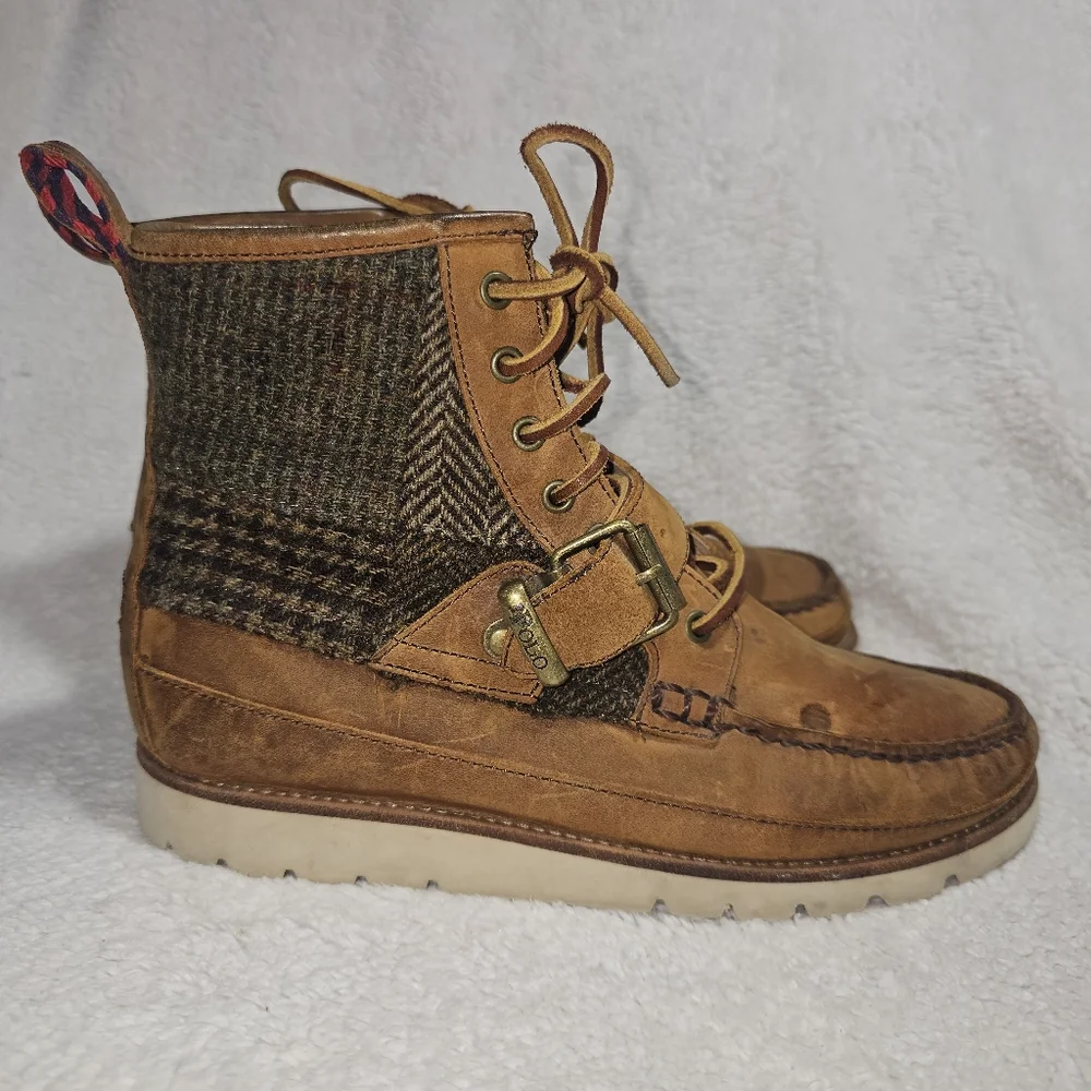 Polo Ralph Lauren Men's Brown Leather Boots
